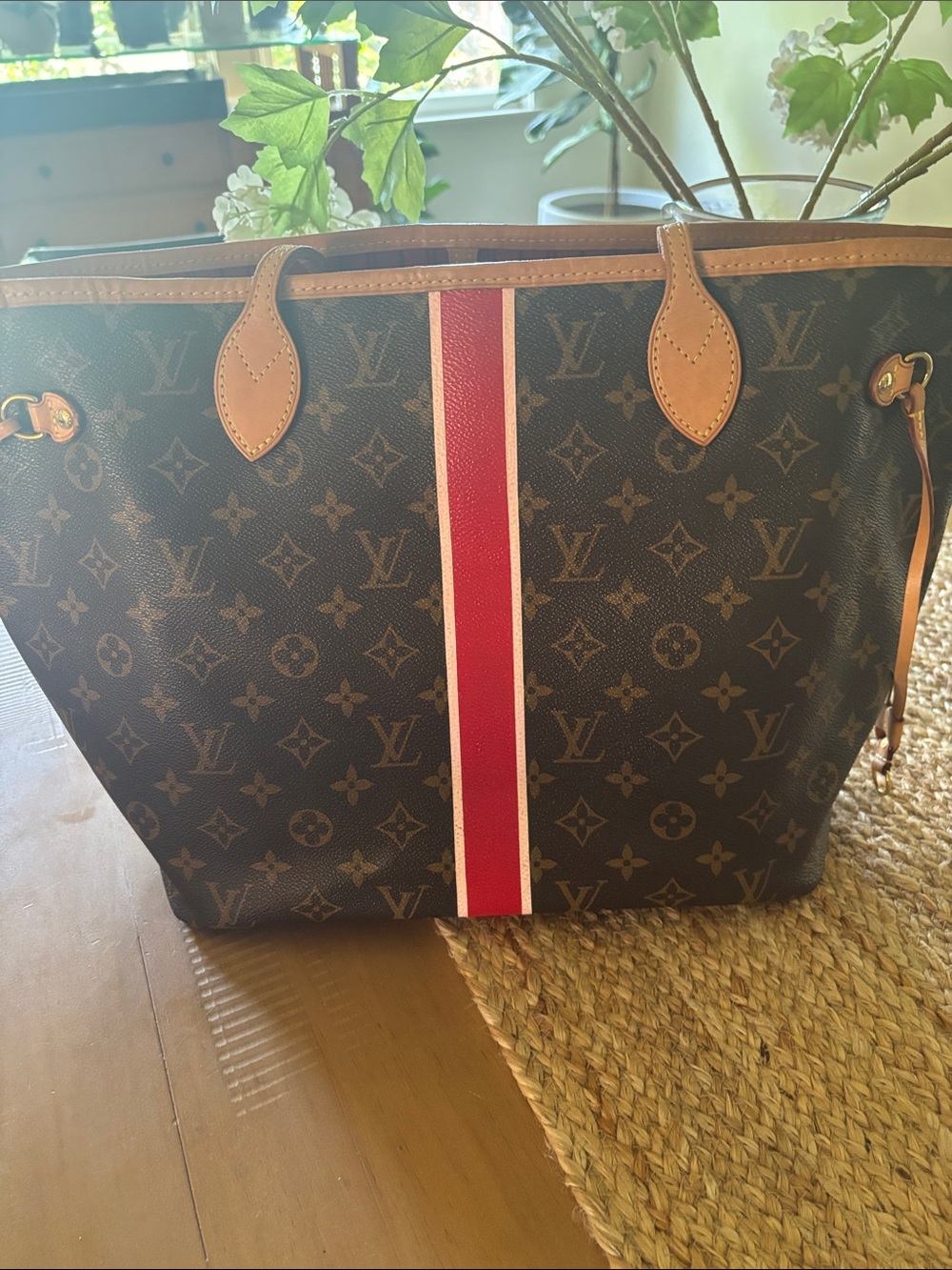 Louis Vuitton Brown Neverfull MM Tote - Picture 9 of 17